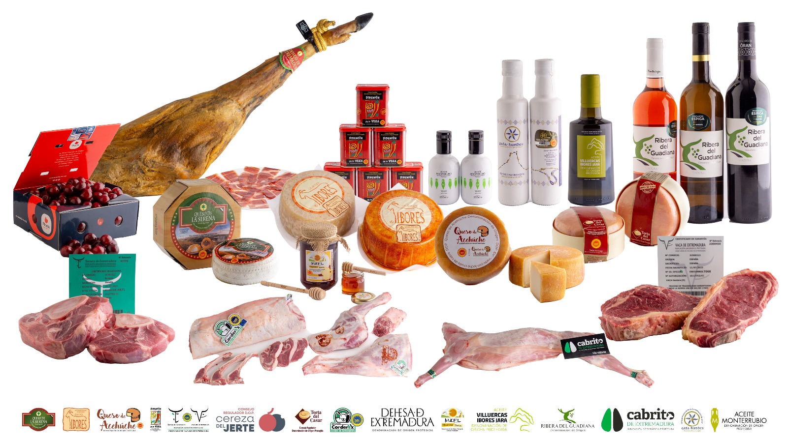 dop e igp de extremadura mosaico